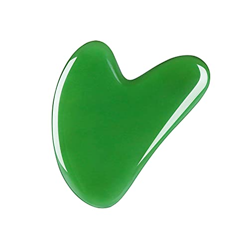Gua Sha,JaneHome Resin Gua Sha Facial Tool, Gua Sha Scraping Massage Tool for Face Neck Body SPA, Acupuncture Therapy Trigger Point Treatment,Skin Massager Guasha Tool,Resin Green