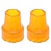 XHTLLO 2Pcs Cane Tip, Rubber Flexible Stable Non Skid Cane Rubber Ends, Shock Absorption Wear Resistant Soft Cane Rubber Tips Replacement, for Walking Stick