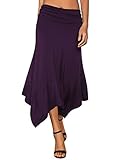 Very feminine. Material feels nice & smooth to touch, super soft & comfy, not see through. The length so perfectly hits that spot mid-calf where is looks amazing with just about any shoes... heels, boots, flats. Elastic ruched waistband, irregular ha...