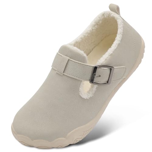 BARERUN Unisex Waterproof Fur Lined Clogs