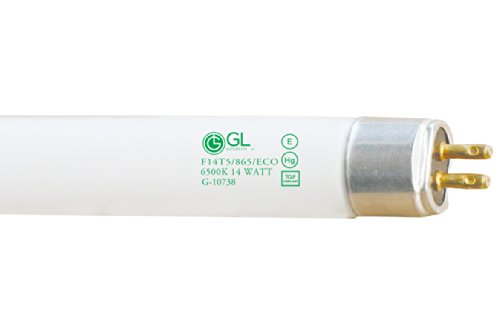 Goodlite G-20395 F14T5/865/Eco Straight 14-Watt 22-Inch T5 Linear Fluorescent Lamp Mini Bi Pin Base, Daylight, 40-Pack #TOP7