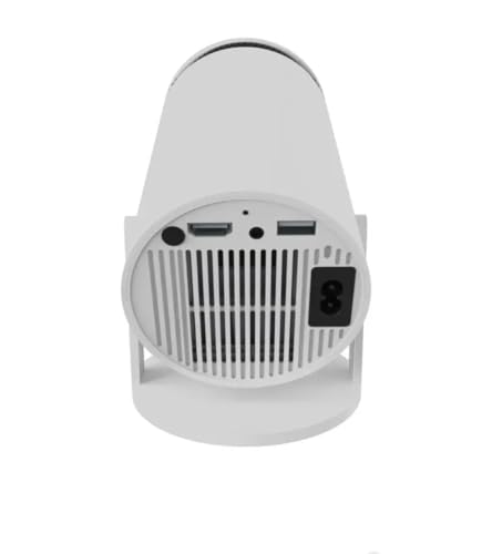 Image of Omex 4K Android Dual Band WiFi6G (260 ANSI) Auto Keystone BT 5.0 (4000 lm / 1 Speaker /Wireless /Remote Controller) Portable Projector (White)