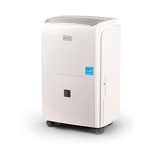 BLACK+DECKER 4500 Sq. Ft. Dehumidifier with Drain Pump for Extra Large Spaces and Basements, Energy Star Certified, BDT50PWTB