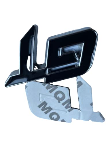 Image of 2 PCS Metal GT Car Emblem Sticker Badge for Vehicle Truck Front Fenders Bumper Side Window Trunk Boot Tailgatel (Silver Black)