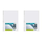 Favorit Buste Perforate, Lucide, Alto Spessore, 30 x 42 cm, 10 Pezzi, Trasparenti (Confezione da 2)