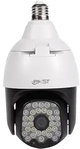 CAMERA DEKHO Weatherproof, Wi-Fi Security Camera Outdoor, Plug-in Surveillance for Home Rotate 360 Tilt, Motion Tracking, Full Color Night Vision Camera. (Weatherproof White Ptz Camera) (W PTZ)_136