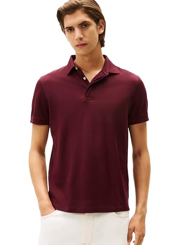 Image of Tommy Hilfiger Men's Short Sleeve Casual Polo Shirts in Regular Fit with Hidden Placket Design