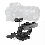 【CM02】RAUBAY モニターカメラマウントスタンド、1/4インチネジ付き吊り下げ式ウェブカメラクランプ、ライブストリームなど用MILCモニタートップサポート、曲面モニター対応、最大幅3.5cmまで