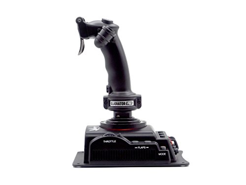 Image of Gladiator Pro Joystick, Flight Simulator Controller Stick - PC Mac Linux