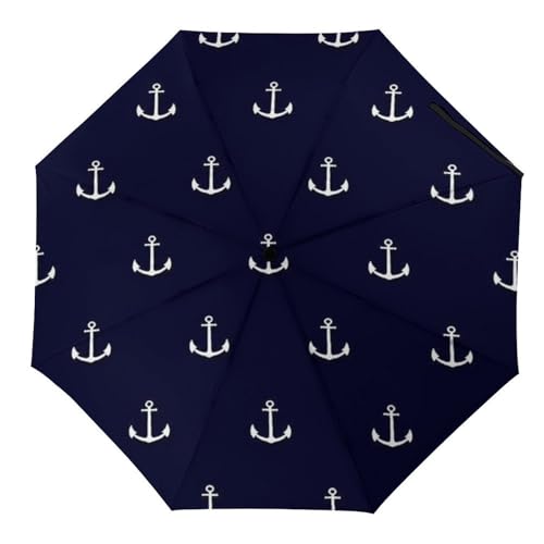 Parapluie résistant au vent avec système de fermeture automatique pratique