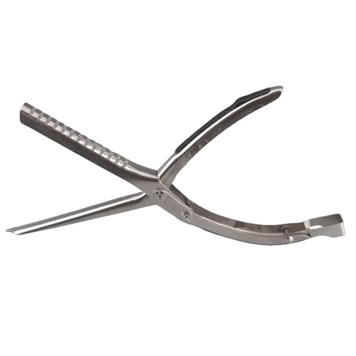 ANKROYU Removedor de Membrana de Costilla Apto para lavavajillas, Herramienta de preparación de Costillas de Acero Inoxidable para Ahorro de Trabajo, Agarre ergonómico, utensilio d