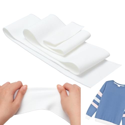 NBEADS 2 Pcs Rib Knit Fabric