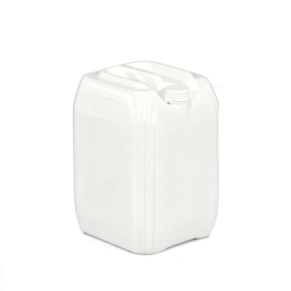 Gzhervices White Shipping Barrel, Plastic Drum With Lid, Stackable Hdpe Storage Can, Wide Temperature Airtight Container For Farm, Garage, Laboratory Transport