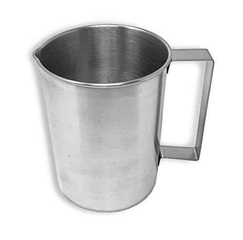 Edu-Labs Stainless Steel Lab Beakers with Handles, 3 QT