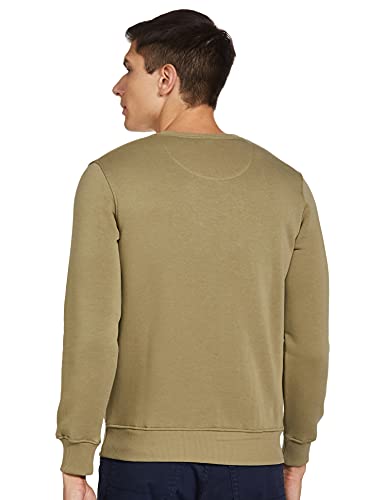 Image of Qube By Fort Collins Men's Cotton Crew Neck Sweatshirt