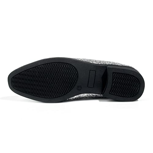 Image of UUBARIS Mens Dress Loafers Tuxedo Suit Slip on Shoes