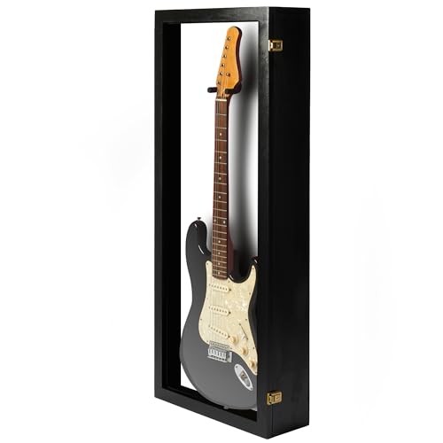 PENNZONI Electric Guitar Display Case White Felt