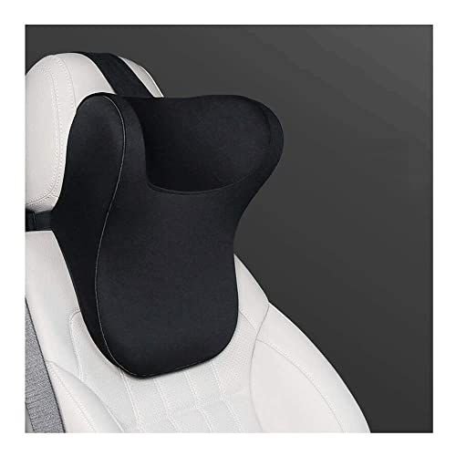 Coussin lombaire en mousse à mémoire de forme chic pour voiture rouge type U - 4