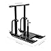lizponaza Heavy Duty Fitness Sled, Weight Sled with 5-Level Height Adjustment Compatible with 1/2-inch Weight Plates for Strength Training, Speed and Agility Workouts