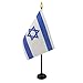 Produktbild AZ FLAG - Tischflagge Israel - 15x10 cm Goldene Splitze - Israelische Tischfahne 10 x 15 Cm - Flaggen