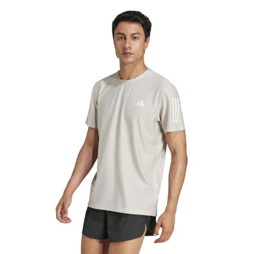 Adidas Men's Own The Run Running T-Shirt, Wonder Alumina, X-Large