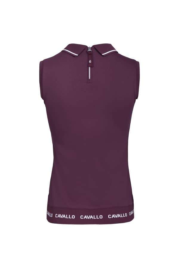 Cavallo DRIFA Polo Top Dark Raspberry FS 2022