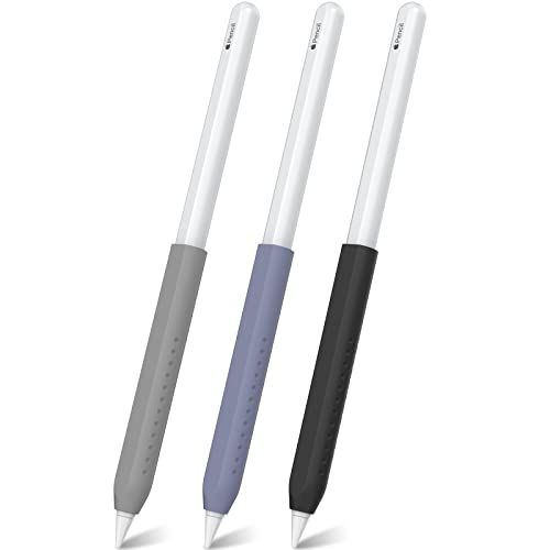 Ya en manzanajugosa.com: NIUTRENDZ 3 Pack Empuñadura de Silicona para Apple Pencil 2ª Generación, Apple Pencil (USB-C) & Apple Pencil Pro Funda Protectora de Funda Protectora de Diseño Ergonómico (Gris + Violeta Azul + Negro)