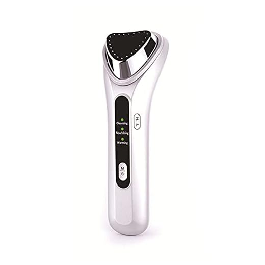 3 in 1 Face Machine Vibration 107°F Hot Facial Machine Positive and Negative Ions Anti Aging Skin Tightening Machine for Deep Cleansing Nourishing