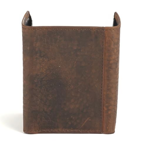 ARIAT Trifold Wallet Emboss Corner Logo Brown One Size3