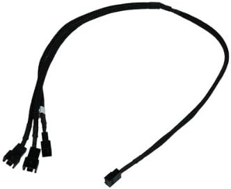 PhobyaY-Cable 3Pin Molex to 3X 3Pin Molex 60cm - Black Cables Fan Cables & adptors