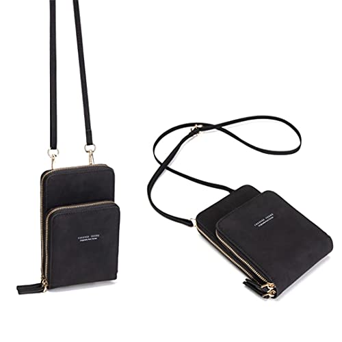 Bolsa Feminina Ombro Pequena Porta Carteira e Celular Morashop (Preto)