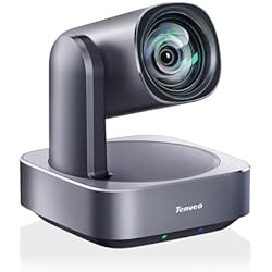 Tenveo 4K PTZ Camera, AI Humanoid & Face Auto-Tracking, 12X Optical Zoom Wide Angle, USB3.0/HDMI/LAN PoE IP Live Streaming for Church Video Conference Broadcast Zoom Teams YouTube OBS
