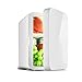 HMBB 6L Mini Lodówka, Mini Lodówka do sypialni, Mała lodówka Przenośna, 12V 220V Compact Mini Lodówka Cooler, Dual-użyteczne pojedyncze drzwi mini zamrażarka
