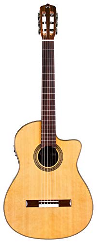 Cordoba 12 Natural Guitare électro-acoustique en cèdre - Les Beatles, Paul McCartney, John Lennon, RIngo Starr, George Harrison Cordoba 12 Natural Guitare électro-acoustique en cèdre