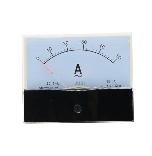 Amperímetro de CA analógico 44L1 con escala de amplio rango para panel