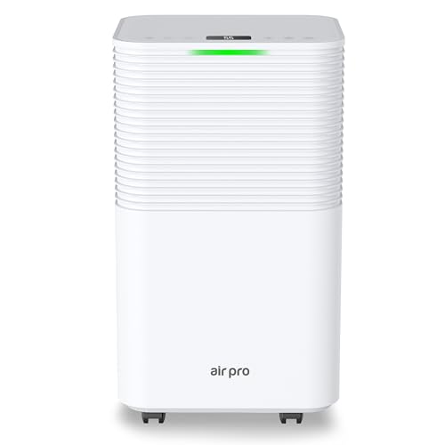 Air Pro Deumidificatore Digitale 12 L/Dì - Serbatoio 2 L, Sleep, Timer 24/H Asciugatura Biancheria,...
