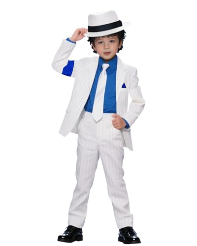 Koongso Costume Super Star Michael per Bambini, Outfit Cosplay del