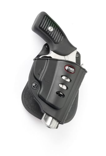 Fobus RU101 Evolution Holster for Ruger LCR All models fixed sights only, LCRx, SP101 any caliber (fixed sights only), Right Hand Paddle , Black