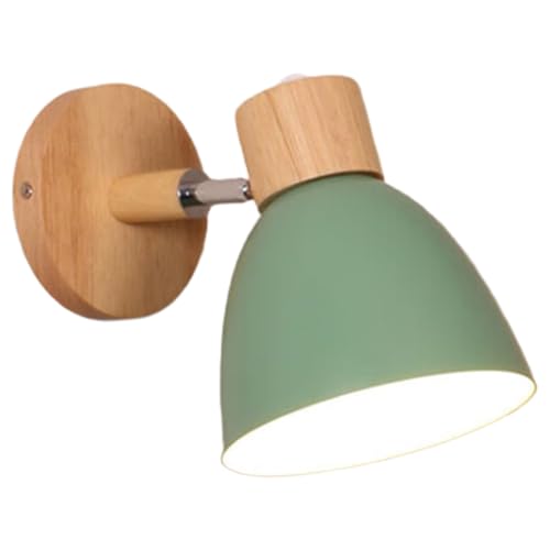Wzxksoac Indoors Illumination LED Wall Lamp Nordic Modern Minimalist Iron Decorative Light for Bedroom Bedside Aisle Restaurant Green