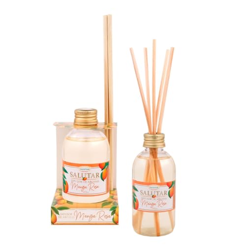 Aromatizador de Ambiente Manga Rosa 165 ml Difusor com 5 Varetas,...