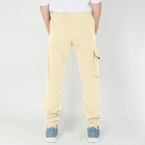 Cargo Pants Boys Girls Casual Outdoor Quick Dry Waterproof Hiking Climbing Trousers Teens Light Workout Athletic Joggers3