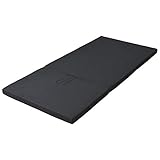 アキレス 3つ折り マットレス セミシングル 腰かため KD-1(BK) ブラック