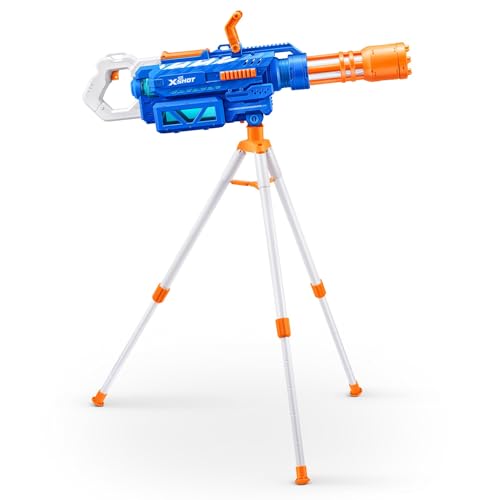 X-Shot Water Fast Fill Motor Soakers Gatling Pulse - elektrischer Wasser-Blaster mit Stativ & 1,6 Liter Tank - wiederaufladbar