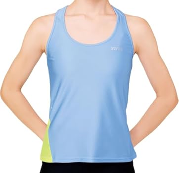 SASAKI JL 7063 Gymnastics Top, Y Back Top, Ice Blue : Amazon.sg