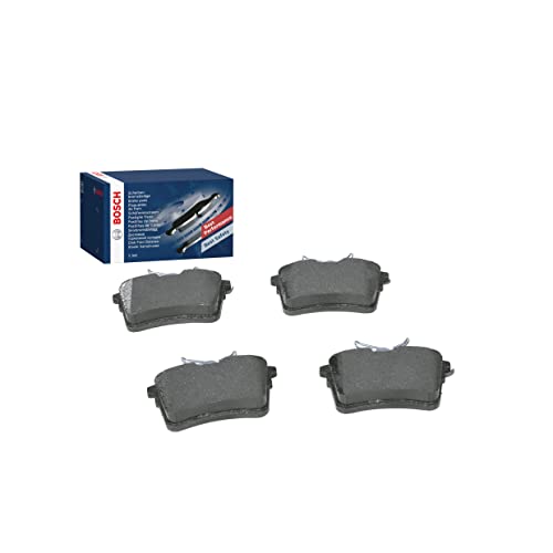 Bosch BP1242 - Pastiglie Freni Auto, Trasero - Calidad Bosch - Reducción de Ruido y Polvo - Certificación ECE-R90 - Sin Cobre - 1 Juego de 4 Pastillas