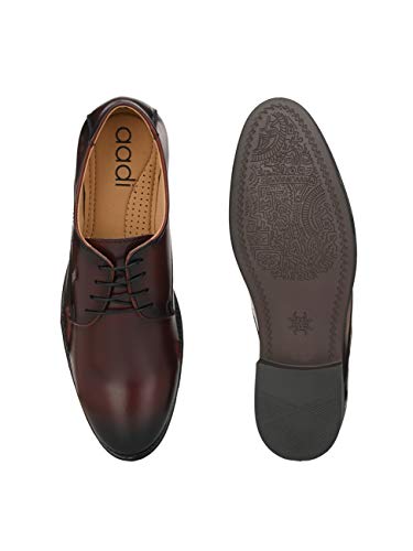 Image of AADI Men's Synthetic Leather Derby Formal Shoes