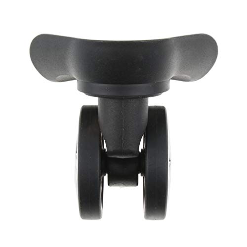 Premium Rotating Travel Bag Wheel Set - Extra Large Size, Black, as described4