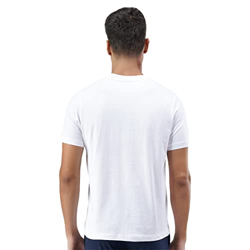 Image of U.S. Polo ASSN. Men's Cotton Regular Fit Crew Neck Embroidered Logo I633 Lounge T-Shirt - Pack of 2