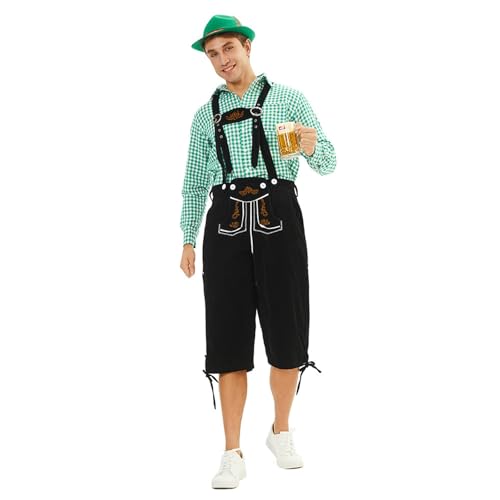 Costume de carnaval allemand pour célébrer la fête de la bière entre amis