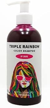 Amazon | トリプルレインボー カラーシャンプー ピンク 300ml | TRIPLE